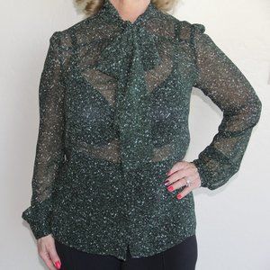 Michael Kors Georgette Blouse Size XS. Rare